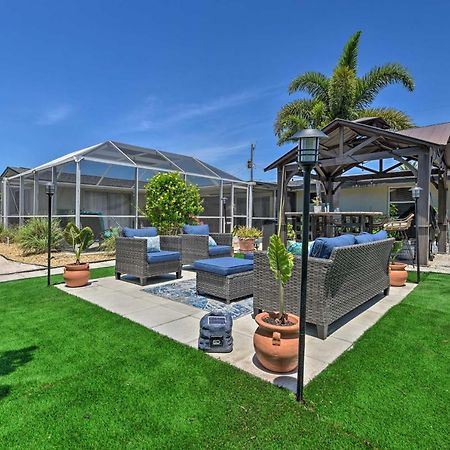 Waterfront Bradenton Home Heated Pool And Fire Pit Kültér fotó