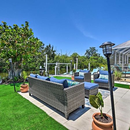 Waterfront Bradenton Home Heated Pool And Fire Pit Kültér fotó