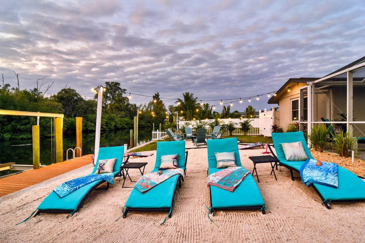 Waterfront Bradenton Home Heated Pool And Fire Pit Kültér fotó