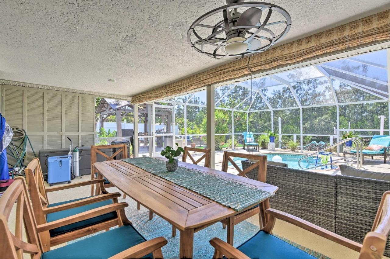Waterfront Bradenton Home Heated Pool And Fire Pit Kültér fotó
